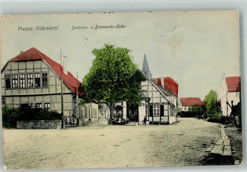 32361 W4994 Preußisch Oldendorf - Ecke Berlinerstrasse/Bremerstrasse Litfaßsäule