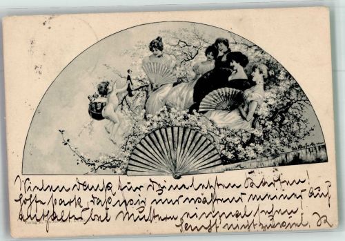 Fächer Frauen Herrfurth, O. 1901