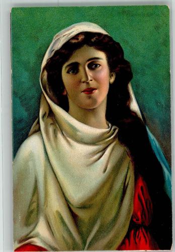 W8103 Oberammergau Darstellerin der Maria Passionsspiel Künstlerkarte