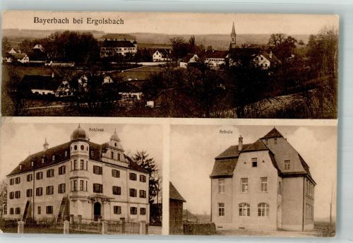 84092 W8301 Bayerbach b. Ergoldsbach - Schloss Schulhaus