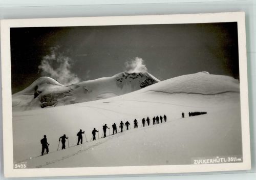 Skiwanderer Zuckerhütl Hüttenstempel Wintersport