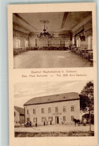 09569 O9388 Oederan - Gasthaus Neuhohelinde Saal