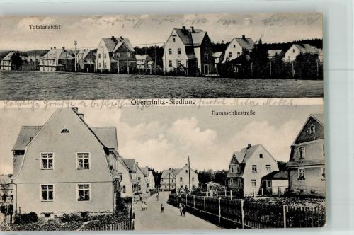 08147 O9518 Obercrinitz - Obercrinitz-Siedlung Damasckestrasse Bahnpost Wilkau- Zug 2100
