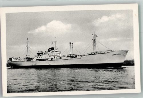 Dampfer MS Hornstern der Horn-Linie Verlag Knackstedt & Co. Handelsschiff Foto AK