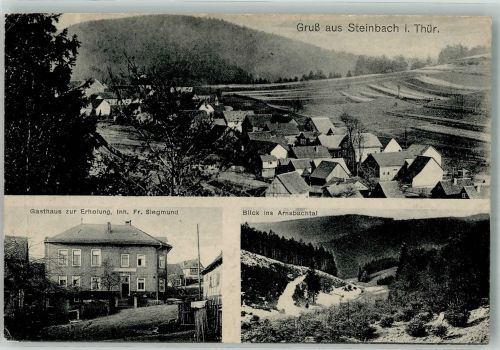 98666 O6121 Steinbach b Hildburghausen - Arnsbachtal Gasthaus zur Erholung