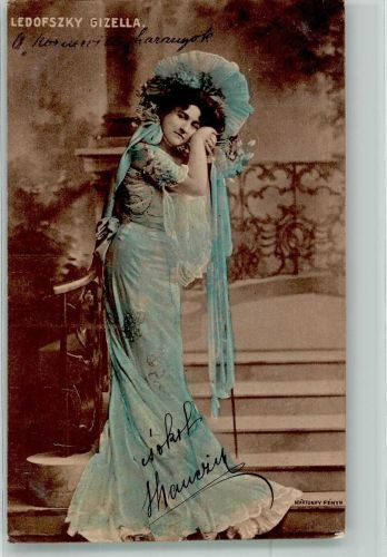Portrait von Gizella Ledofsky Opernsänger 1906