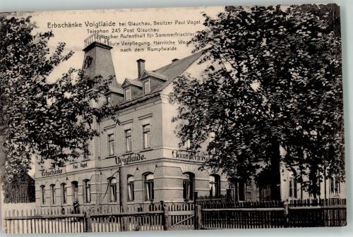 08371 O9611 Voigtlaide 1913 - Gasthaus Erbschänke