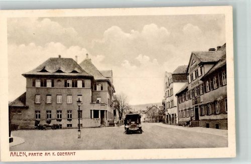 73430 W7080 Aalen , Württ - Am Oberamt Gasthaus Saalbau Dreikönig