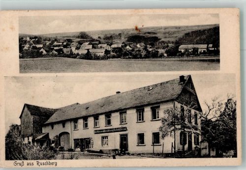 55776 W6589 Ruschberg - Posthilfstelle Ruschberg Gasthaus und Handlung
