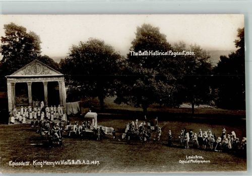 Bath Reenactment König Henry besucht im Jahre 1497 Bath Fotograf Lewis Motiv Großbritannien 1909