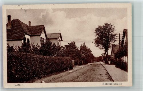 26340 W2932 Zetel 1927 - Bahnhofstrasse Villen