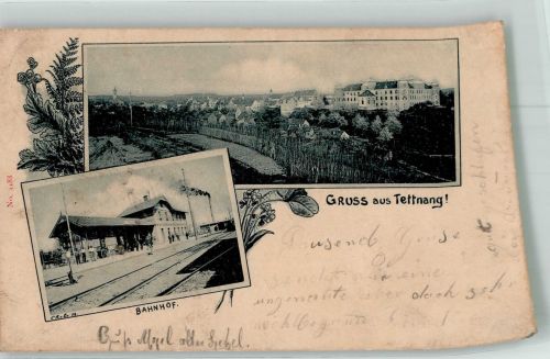 88069 W7992 Tettnang 1901 - Bahnhof Das Neue Schloss