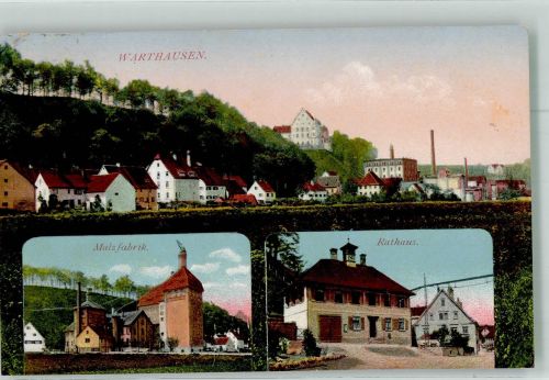 88400 W7951 Warthausen an der Riß - Malzfabrik Rathaus