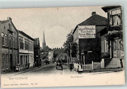 23843 W2060 Bad Oldesloe - Bahnhofstrasse Gasthaus zum Holsteinschen Haus