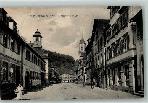 75305 W7540 Neuenbürg , Württ 1913 - Hauptstrasse