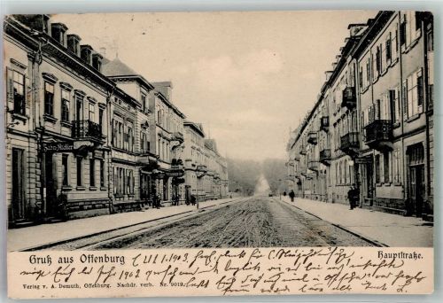 77652 W7600 Offenburg 1903 - Hauptstrasse