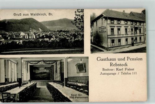 79183 W7808 Waldkirch , Breisgau - Gasthaus Rebstock Festsaal