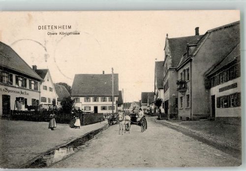 89165 W7905 Dietenheim , Iller 1907 - Obere Königstrasse