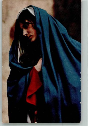 W8103 Oberammergau Darstellerin der Maria Martha Veit Fotograf Traut Uvachrom Serie I No. 3 Passionsspiel 1922