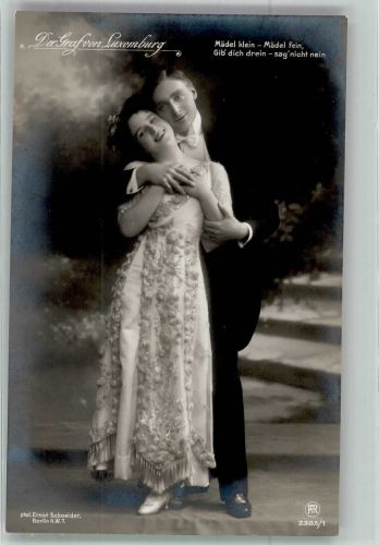 Szene aus Der Graf von Luxemburg von Franz Lehar Fotograf Ernst Schneider Rotophot 2385/1 Operette