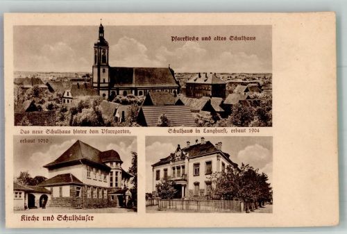 77746 W7601 Schutterwald - Pfarrkirche Altes Schulhaus Schulen