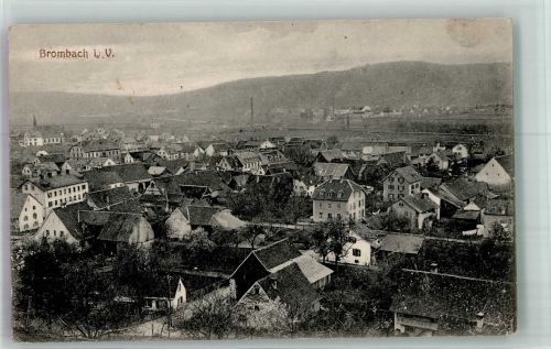 79539 W7850 Brombach , Kr Lörrach 1917 - Brombach Stempel Kriegslazarett