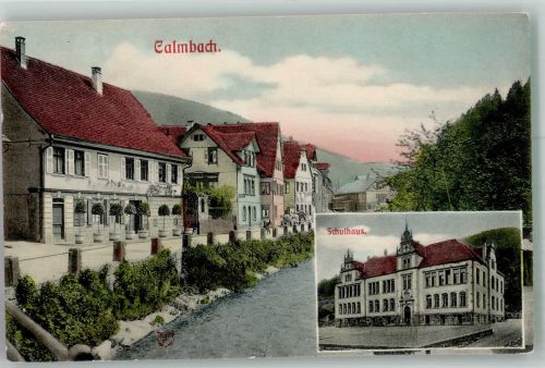 75323 W7547 Calmbach - Dorfbach Schulhaus