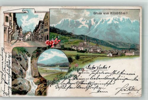 6370 Kitzbühel 1894 Gebrauchsspuren Lithographie