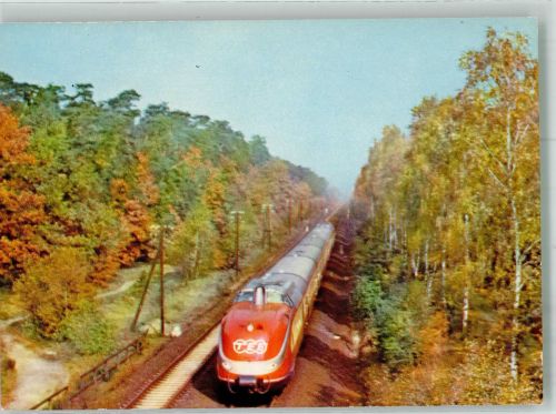 Trans-Europa-Express der DB Fotograf Palm Eisenbahnzug Foto AK