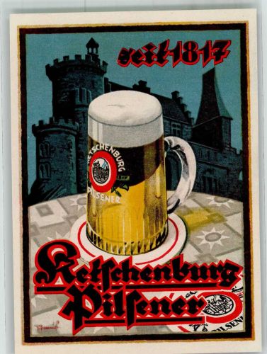 W5190 Stolberg , Rheinl Ketschenburg Pilsener Ort lt. Recherche Brauerei Werbe AK
