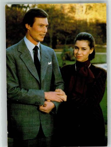 Erbgroßherzog Henri mit Erbherzogin Maria Teresa Adel Luxemburg Foto AK