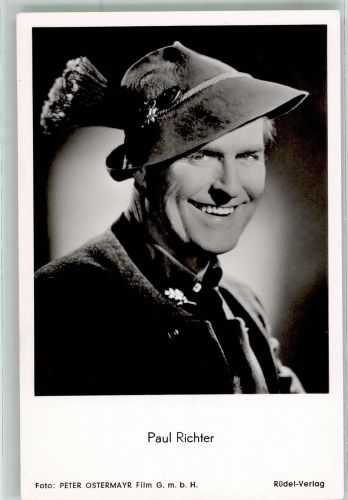 Paul Richter im Film Schloss Hubertus Filmschauspieler Foto AK
