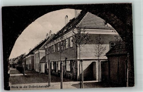 10115 W1000 Staaken Foto AK Gartenstadt Staaken Delbrückstrasse Torbogen