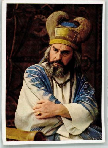 W8103 Oberammergau Annas-Darsteller Anton Klucker Passionsspiel 1950 Foto AK