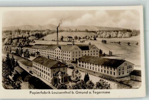 83703 W8184 Gmund a. Tegernsee - Papierfabrik Louisenthal