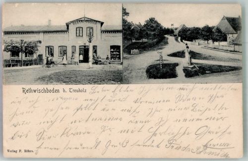 17219 O2061 Rethwisch b Waren 1907 - Rethwischboden Ladengeschäft