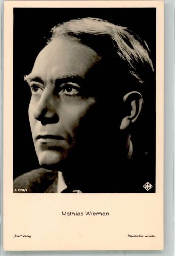 Portrait von Mathias Wieman Ross-Verlag 2594/1 Filmschauspieler Foto AK