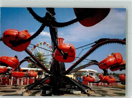 Fahrgeschäft The Monster Freizeitpark Kings Dominion in Doswell Virginia USA Jahrmarkt Foto AK