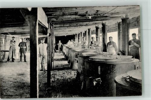 18273 O2600 Güstrow 1915 Foto AK Kriegsgefangenenlager Güstrow Küche