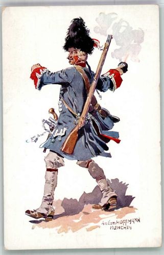 Uniform 7. Inf. Rgt. Prinz Leopold Hoffmann, A. Künstlerkarte