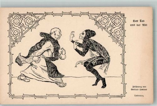 Deutsche Märchenspiele Nr. 14 Der Totentanz sign. Gertrud Hoerner Tod