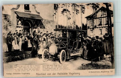 39175 O3104 Gommern Foto AK Abschied von der Heilstätte Vogelsang