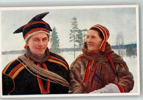 Winter Samen Trachten Finnland
