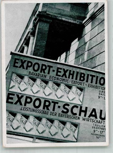 W8000 München Exportschau Haus der Kunst Gewerbeausstellung 1947 Sonderstempel