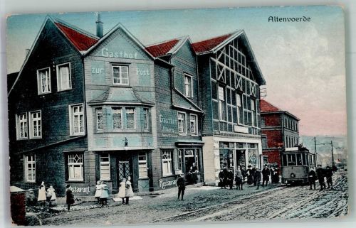 58256 W5828 Altenvoerde - Gasthaus zur Post Strassenbahn