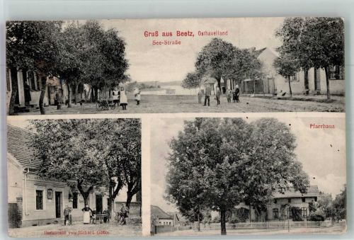 16766 O1421 Beetz - See-Strasse Gasthaus Götke Pfarrhaus