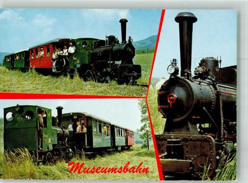 Treibach Museumseisenbahn Gurktalbahn Dampflokomotive Eisenbahnzug Foto AK