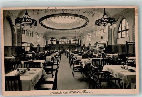 10115 W1000 Kreuzberg 1929 - Gasthaus Münchener Hofbräu-Ausschank im Europahaus Fotograf Voremberg