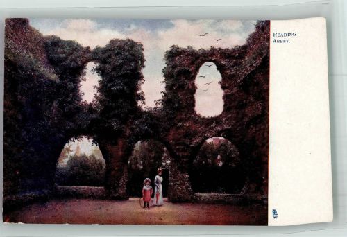 Oilette Postcard 1442 Reading Abby Tucks Künstlerkarte