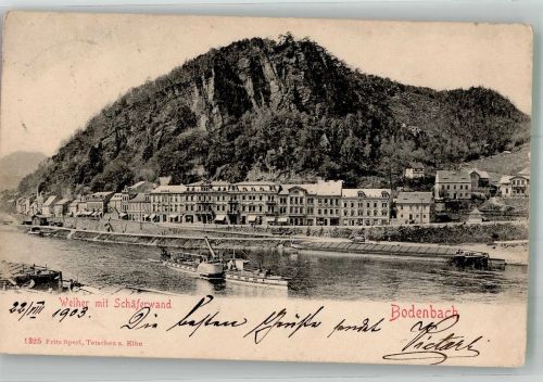Decin Tetschen-Bodenbach 1903 Foto AK Weiher Schäferwand Raddmapfer